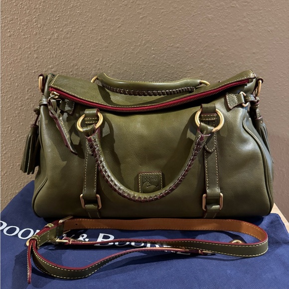 Dooney & Bourke Large Florentine Leather Satchel - Picture 1 of 12